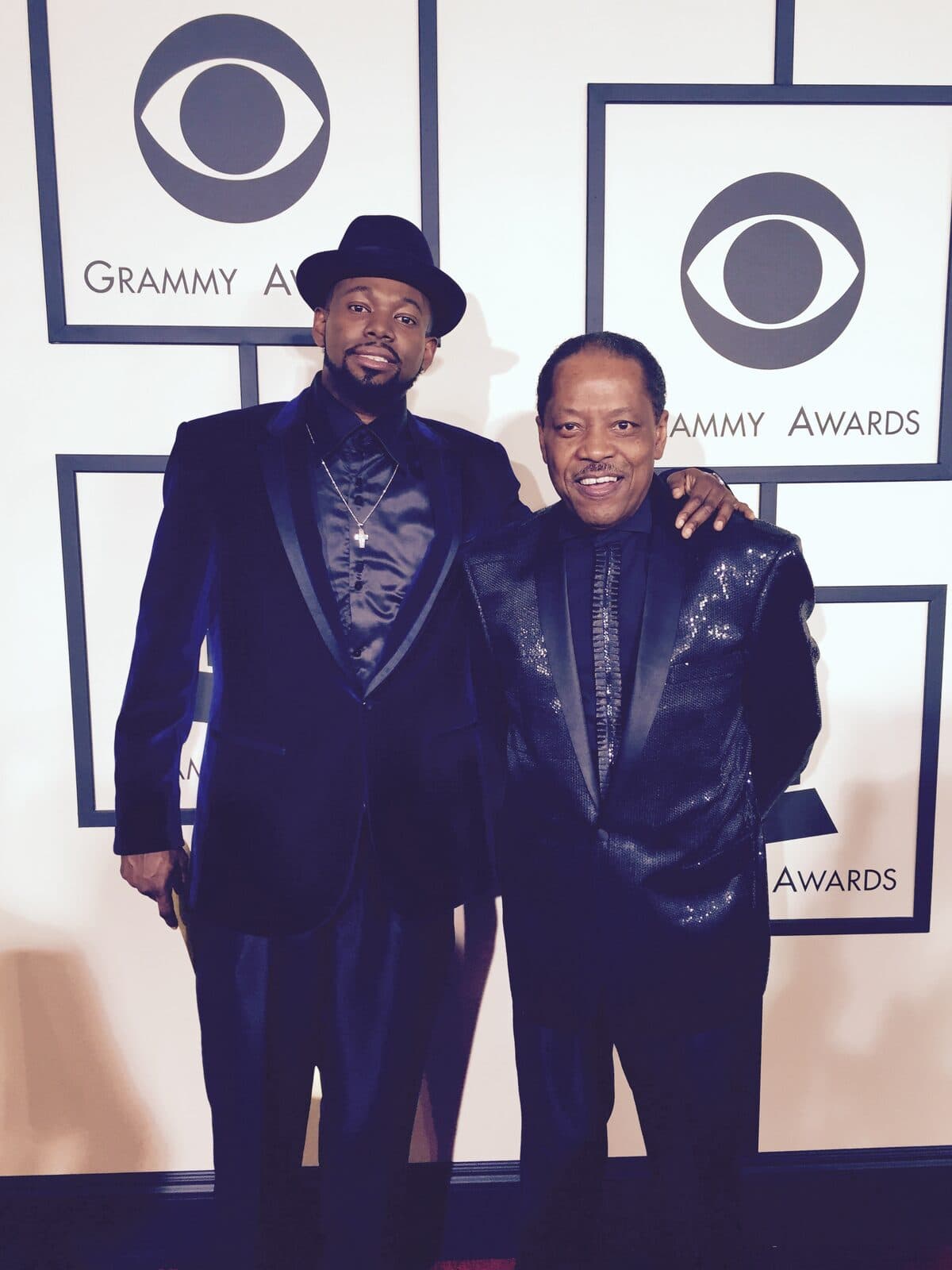 Lawrence Dopson and his son Rance Dopson at the GRAMMY Awards